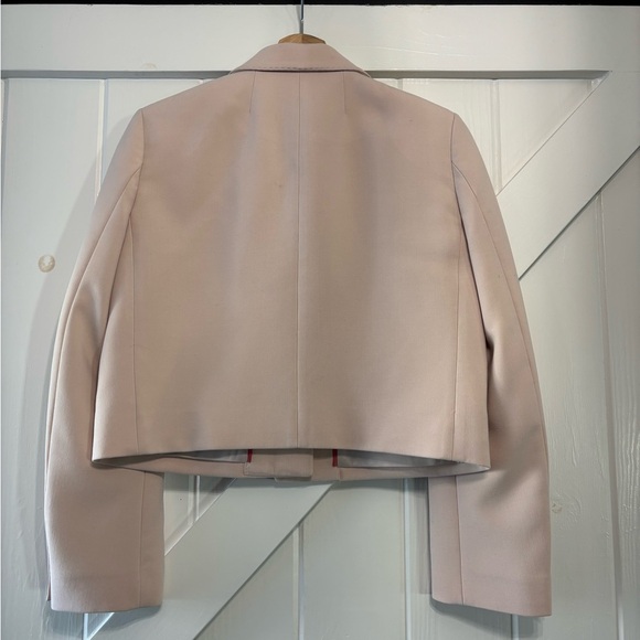 J Crew Cropped Lady Blazer In four season stretch Peach Petal Fall 2025 Size2 - Picture 4 of 9